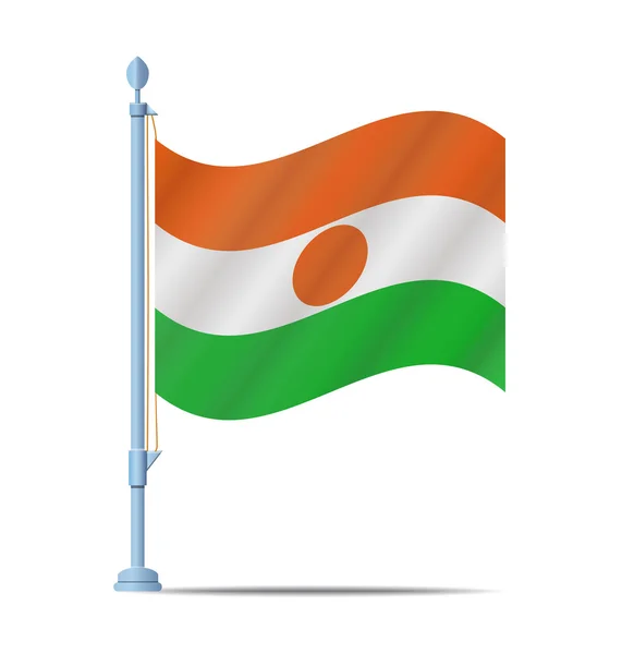 Niger flag vector — Stock Vector