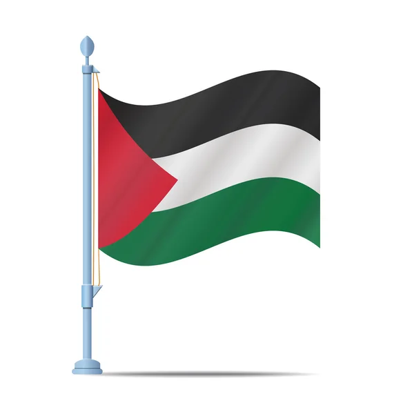 Vecteur drapeau Palestine — Image vectorielle