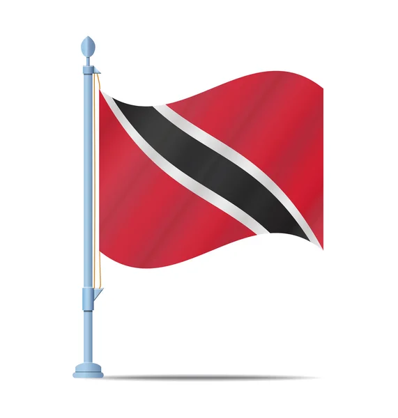 Vetor de bandeira de Trinidad e Tobago —  Vetores de Stock