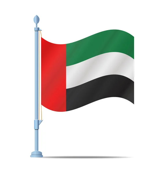 Verenigde Arabische Emiraten vlag vector — Stockvector