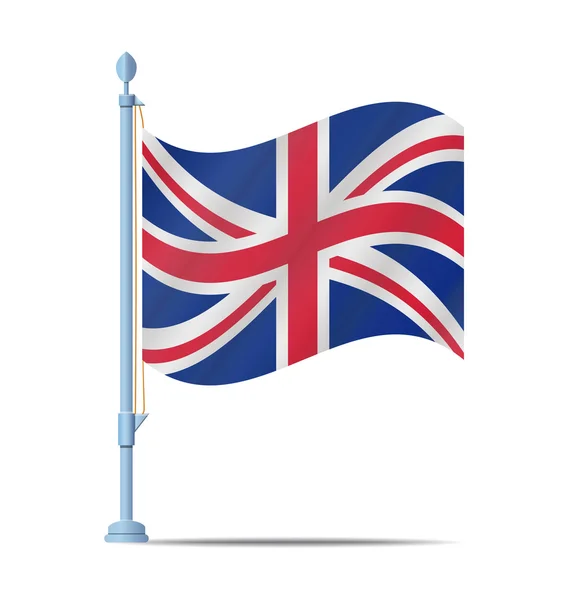 Reino Unido bandera vector — Vector de stock