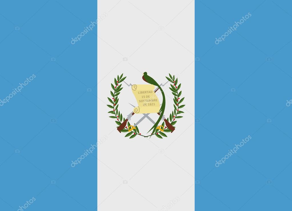 Guatemala flag vector