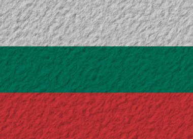 Bulgaristan bayrağı taş