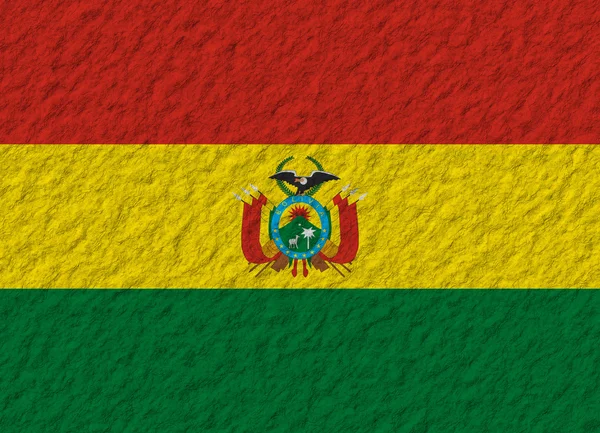 Bolivia pietra bandiera — Foto Stock