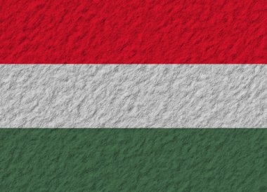 Macaristan bayrağı taş