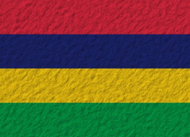 Mauritius bayrak taş