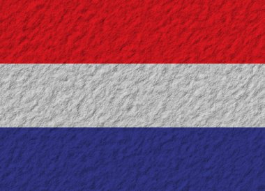 Hollanda bayrağı taş