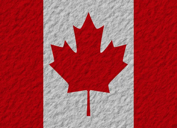 Canada flag stone — Stock Photo, Image