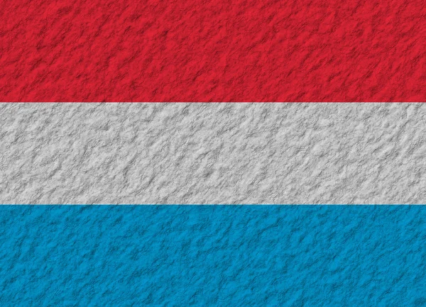 Luxembourg flag stone — Stock Photo, Image