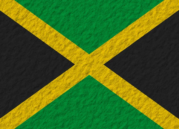 Jamaica bandera piedra —  Fotos de Stock