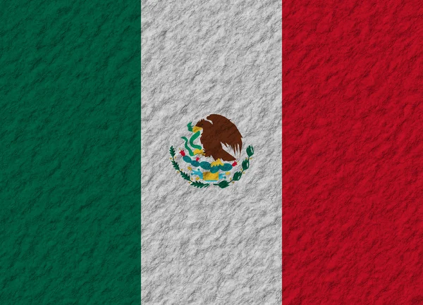 Pierre drapeau Mexique — Photo