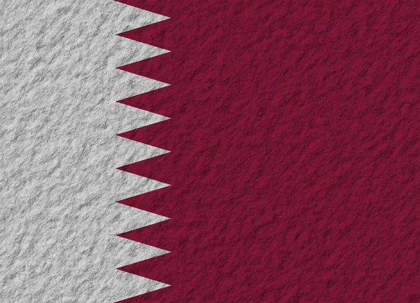 Flaga Kataru kamień — Zdjęcie stockowe