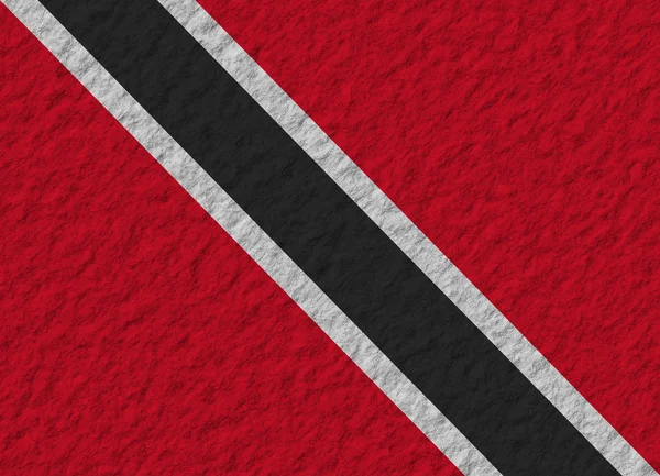 Trinidad ve Tobago bayrak taş — Stok fotoğraf