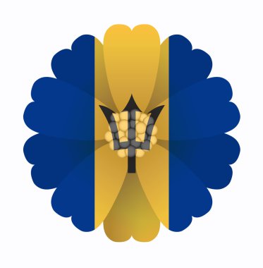 Çiçek Barbados bayrağı