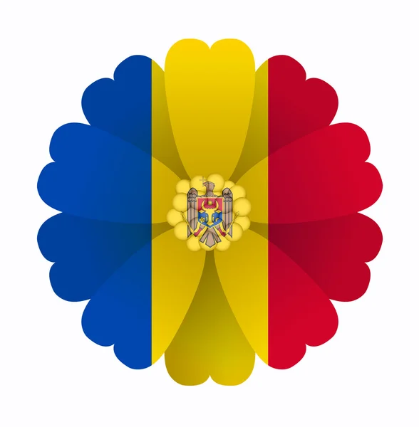 Flagga blomma Zimbabwe — Stock vektor