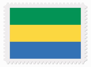 Gabon bayrak damgası