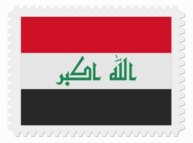 Irak bayrağı damgası
