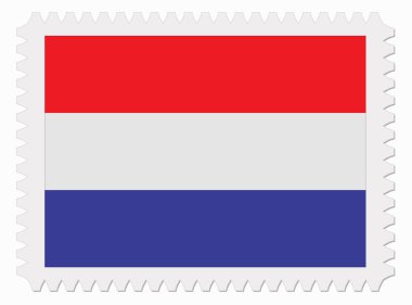 Hollanda bayrağı damgası
