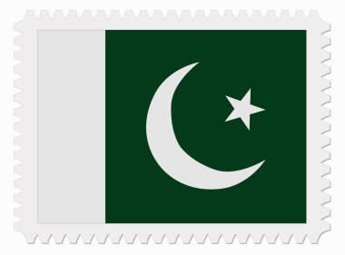 Pakistan bayrağı damgası