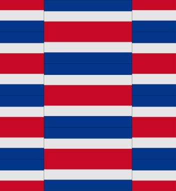 Kosta Rika bayrak doku vektör