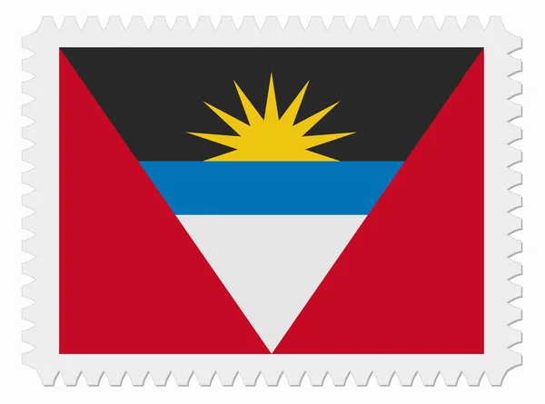 Antigua en Barbuda vlag stempel — Stockvector