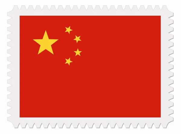 Selo de bandeira da China — Vetor de Stock