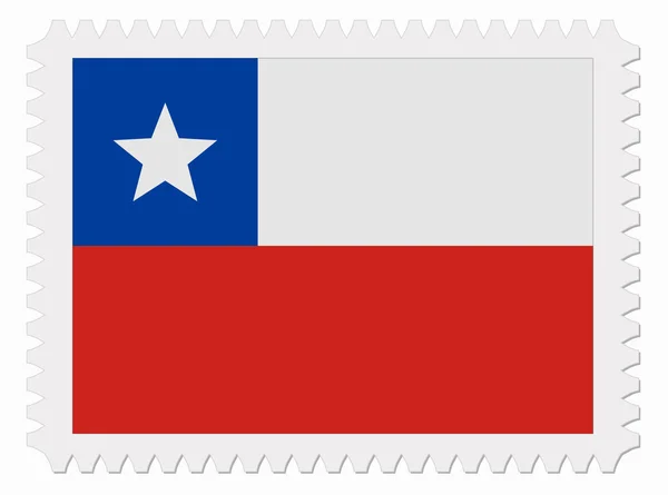 Carimbo da bandeira do Chile — Vetor de Stock