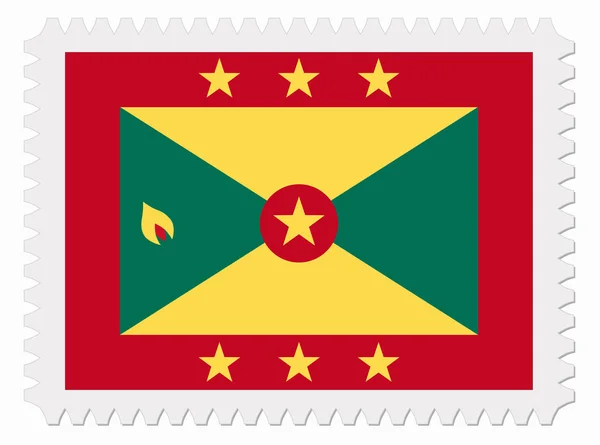 Grenada vlag stempel — Stockvector