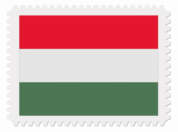 Hungary flag stamp — Stock Vector