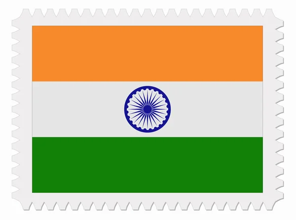 India flag stamp — Stock Vector
