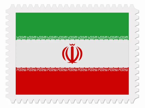 Sello de bandera de Irán — Archivo Imágenes Vectoriales