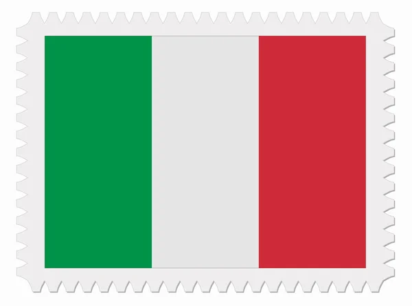 Italia timbro bandiera — Vettoriale Stock