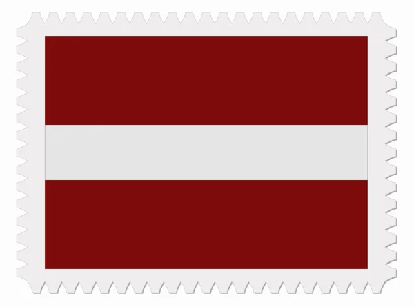 Lettland-Flagge — Stockvektor