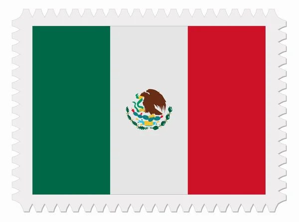 Mexikanische Flagge — Stockvektor