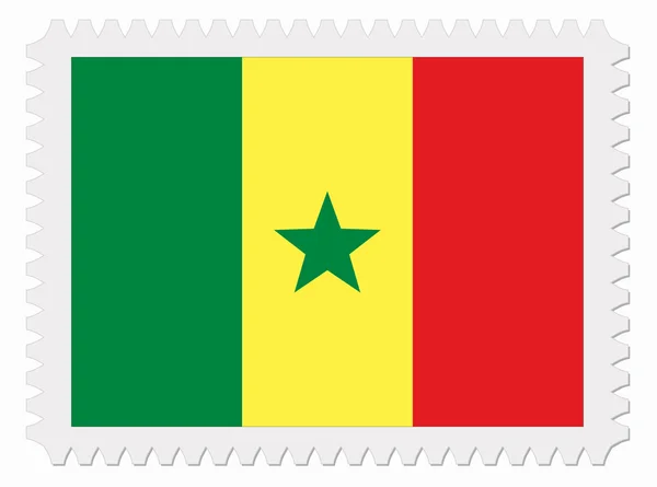 Senegal vlag stempel — Stockvector