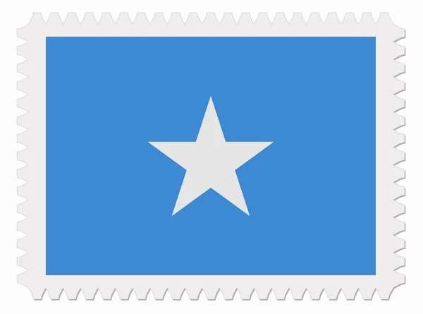 Somalias Flaggenmarke — Stockvektor