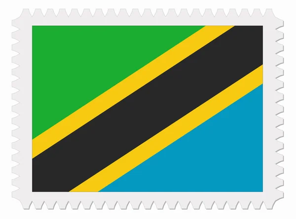 Tanzania vlag stempel — Stockvector