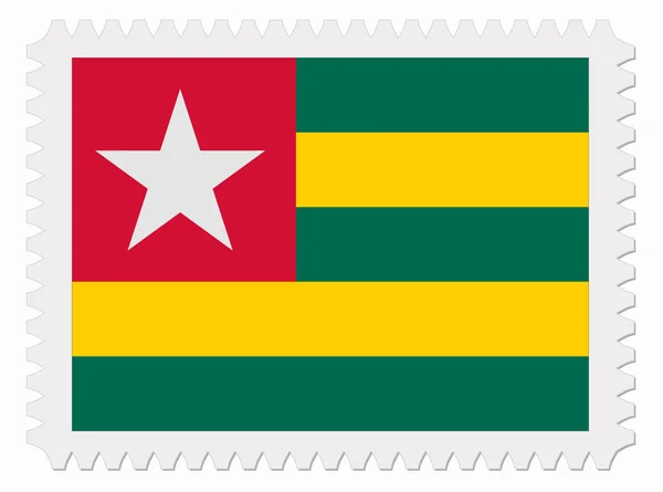 토고 국기 스탬프 — 스톡 벡터