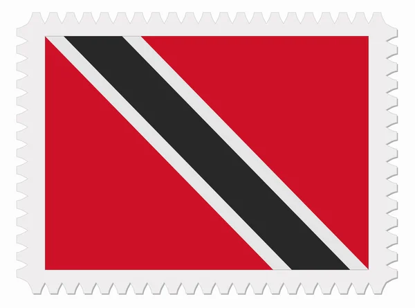 Trinidad och Tobagos flagga stämpel — Stock vektor