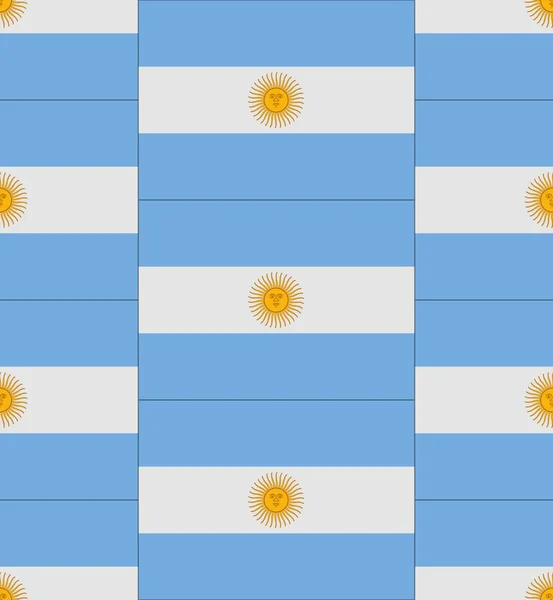 Argentina flagga textur vektor — Stock vektor