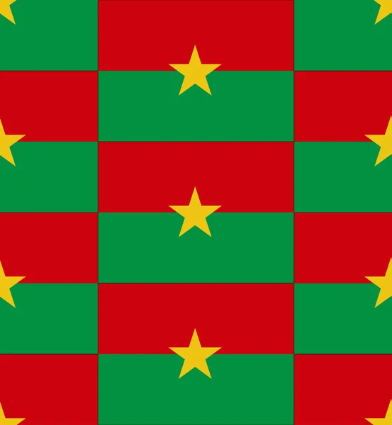 Burkina Faso vlag patroon vector — Stockvector
