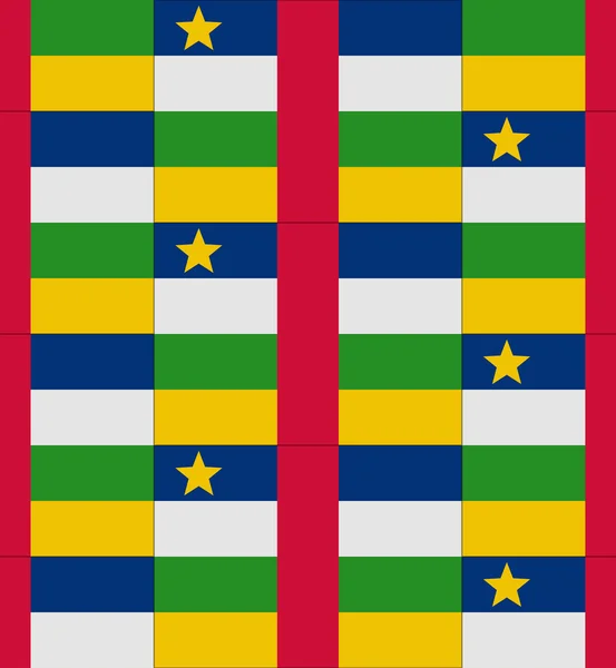Flaga Republiki Środkowoafrykańskiej tekstura wektor — Wektor stockowy