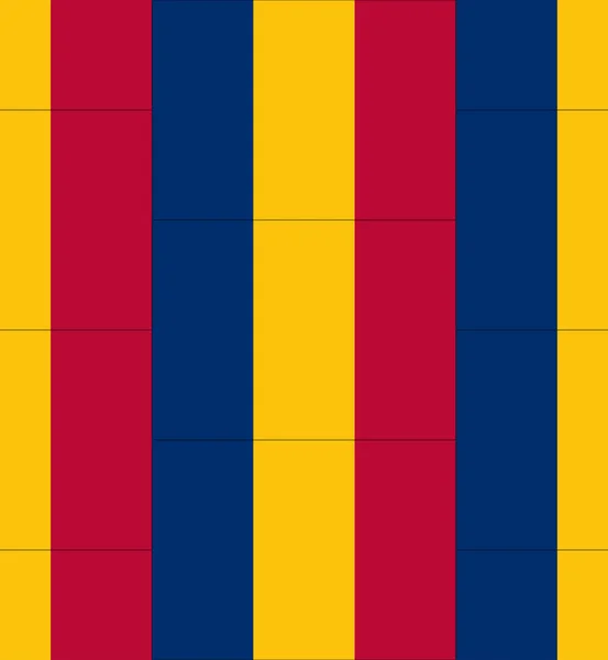 Chad flag Texturvektor — Stockvektor