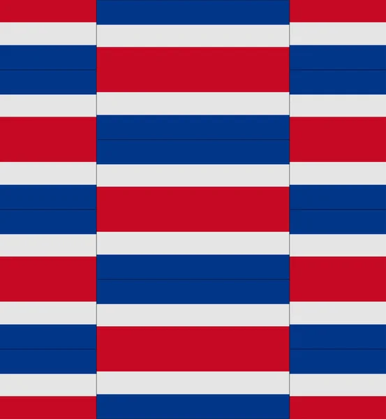 Costa Rica vlajky textury vektor — Stockový vektor