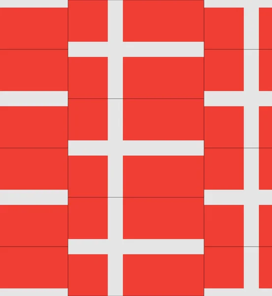 Denmark flag texture vector — Stock Vector