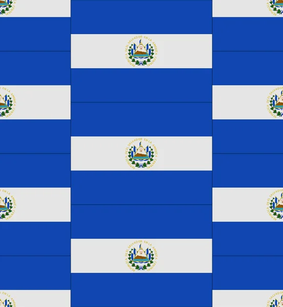 El Salvador vetor de textura bandeira —  Vetores de Stock