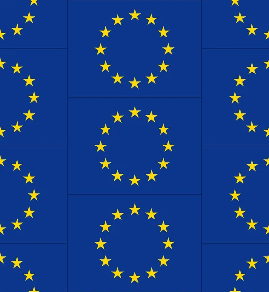 Vecteur de texture drapeau de l'Union européenne — Image vectorielle