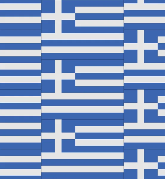 Griechenland Flagge Textur Vektor — Stockvektor