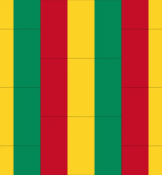 Guineai zászló textúra vektor — Stock Vector