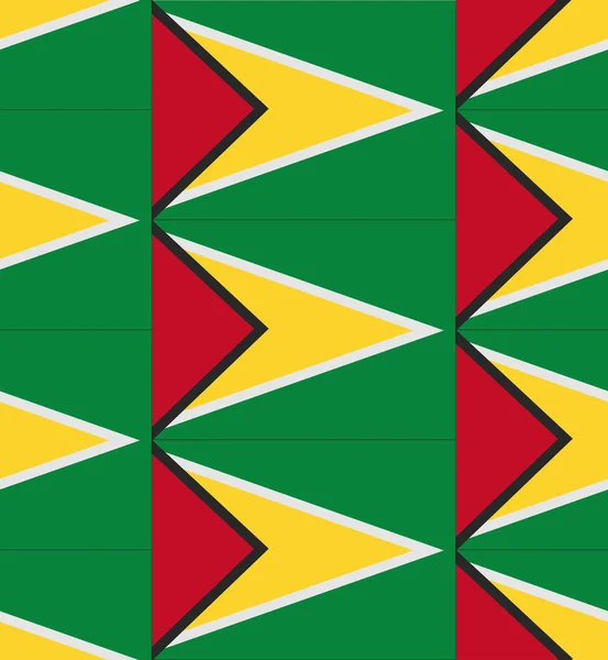Guyana vlag patroon vector — Stockvector